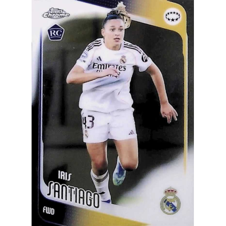 Venta Online Iris Santiago Real Madrid Topps Chrome UEFA Women 2025-26