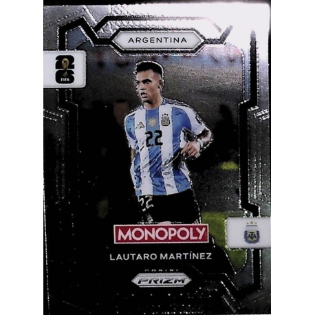 Colecciónalos Lautaro Martínez Argentina Panini Monopoly Prizm FIFA World Cup 2026