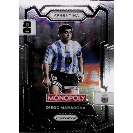 Venta Cards Diego Maradona Argentina Monopoly Prizm Football Trading Cards