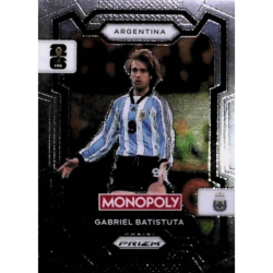 Comprar Online Gabriel Batistuta Argantina Panini Monopoly Prizm Soccer Collection
