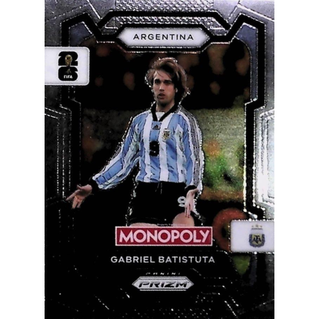 Comprar Online Gabriel Batistuta Argantina Panini Monopoly Prizm Soccer Collection