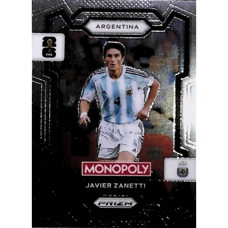 Venta Online Javier Zanetti Argentina Panini Prizm Monopoly World Cup 2026