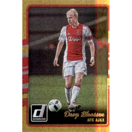 Davy Klaassen Gold Parallel Donruss Gold Parallel 2016-17