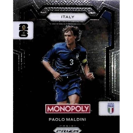 Hazte con ellos Paolo Maldini Italy FIFA 26 Monopoly Prizm Cards