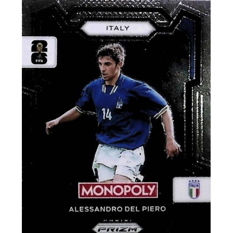 Oferta Online Alessandro Del Piero Italy Panini Monopoly Prizm FIFA World Cup 2026