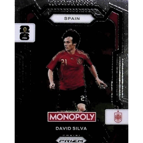 Descúbrelos David Silva Spain Monopoly Prizm FIFA 26