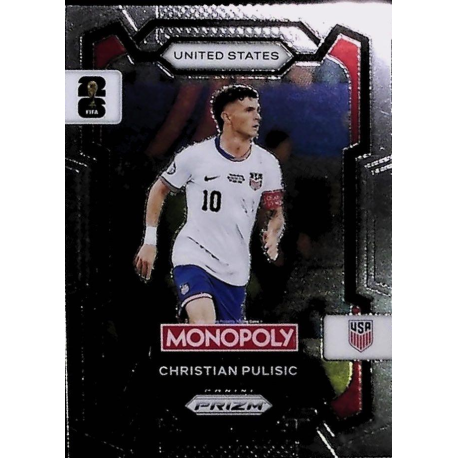 Compra ahora Christian Pulisic United States Panini Monopoly Prizm FIFA World Cup 2026