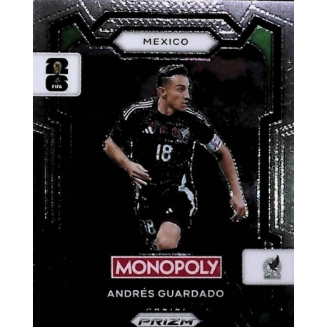 Compra ahora Andrés Guardado Mexico Monopoly Prizm Trading Cards FIFA World Cup