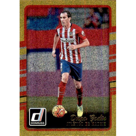 Diego Godin Gold Parallel Donruss Gold Parallel 2016-17