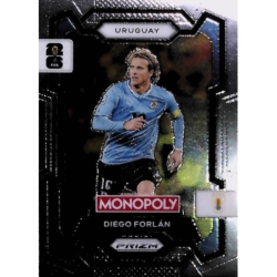 Consíguelos hoy Diego Forlan Uruguay Panini FIFA World Cup Monopoly Trading Cards