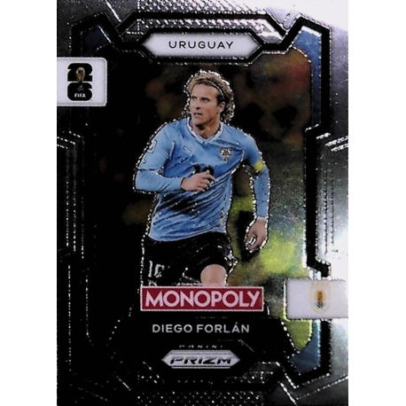 Consíguelos hoy Diego Forlan Uruguay Panini FIFA World Cup Monopoly Trading Cards