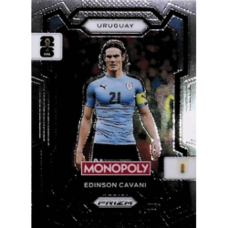 Añade a tu colección Edinson Cavani Uruguay Monopoly Prizm Soccer Cards 2026