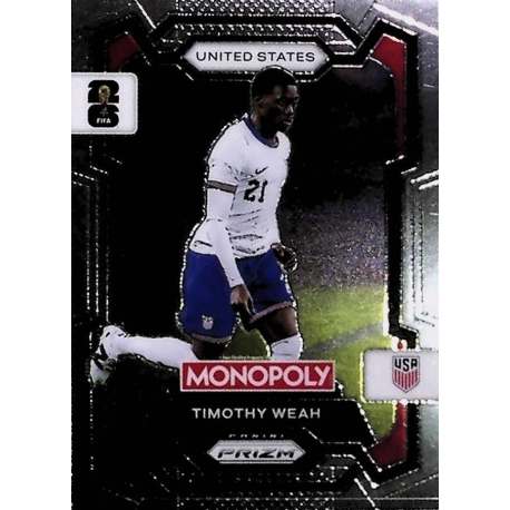 Comprar Online Timothy Weah United States Monopoly Prizm Official FIFA World Cup 2026