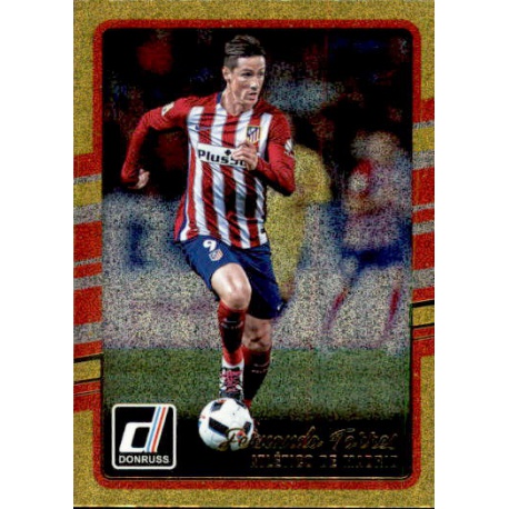 Fernando Torres Gold Parallel Donruss Gold Parallel 2016-17