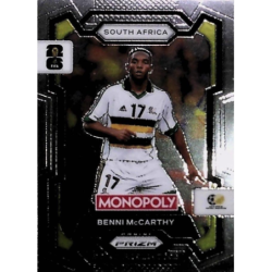Añade a tu colección Benni McCarthy South Africa Panini Monopoly Prizm Soccer Collection