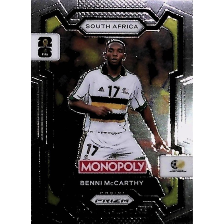 Añade a tu colección Benni McCarthy South Africa Panini Monopoly Prizm Soccer Collection