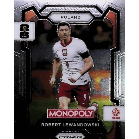 Venta Online Robert Lewandowski Poland Panini FIFA World Cup 2026 Monopoly Prizm