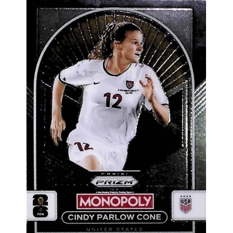 Consíguelos hoy Cindy Parlow Cone United States Panini Monopoly Prizm FIFA World Cup 2026