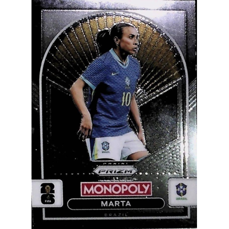 Añade a tu colección Marta Brazil Monopoly Prizm World Cup Cards