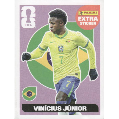 Venta Cromos Mundial Vinícíús Júnior Brazil Extra Stickers Cromos Mundial 2026