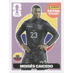 Consigue ahora Moisés Caicedo Ecuador Extra Stickers Panini Fifa 2026 Stickers Box