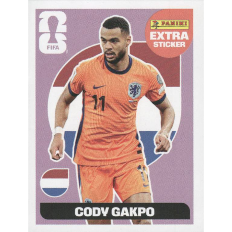 Venta Cromos Mundial Cody Gakpo Netherlands Extra Stickers Fifa World Cup 2026 Stickers