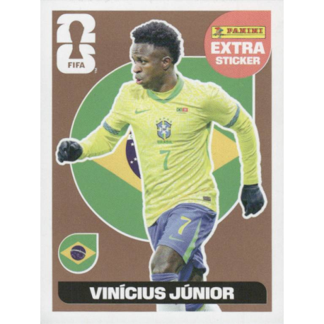 Añade a tu colección Vinícíús Júnior Brazil Bronze Extra Stickers Panini World Cup 2026 Stickers
