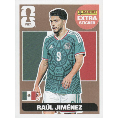 Venta Cromos Mundial Raúl Jiménez México Bronze Extra Stickers Panini Fifa 2026 Stickers Box