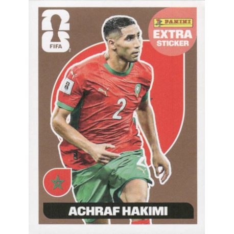 Venta Cromos Mundial Achraf Hakimi Morocco Bronze Extra Stickers Panini World Cup 2026 Stickers