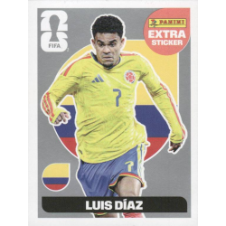 Añade a tu colección Luis Díaz Colombia Silver Extra Stickers Cromos Panini Mundial 2026