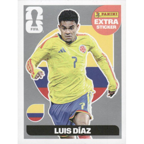 Añade a tu colección Luis Díaz Colombia Silver Extra Stickers Cromos Panini Mundial 2026