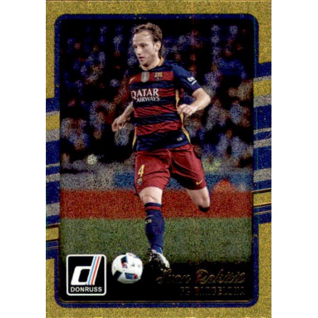 Ivan Rakitic Gold Parallel Donruss Gold Parallel 2016-17