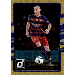 Javier Mascherano Gold Parallel Donruss Gold Parallel 2016-17