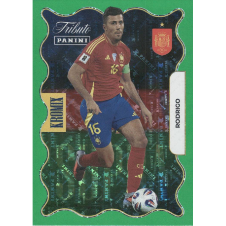 Oferta Cards Mundial Rodri Supra Kromix Green Panini Vamos Campeones