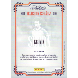 Venta Cards Mundial Cucurella Supra Kromix Gold Panini Tributo Vamos Campeones 2010 2026