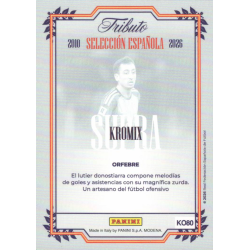 Oferta Cards Mundial Oyarzabal Supra Kromix Gold Colección Oficial Selección Española Panin