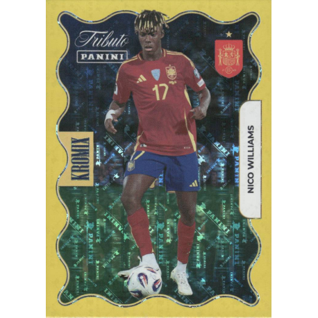 Cards Mundial 2026 Nico Williams Supra Kromix Gold Colección Oficial Selección Española Panin
