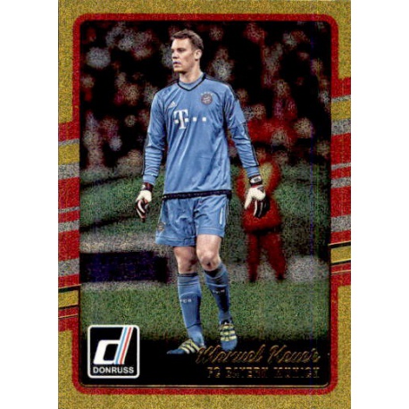 Manuel Neuer Gold Parallel Donruss Gold Parallel 2016-17