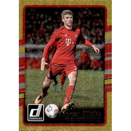 Thomas Muller Gold Parallel Donruss Gold Parallel 2016-17