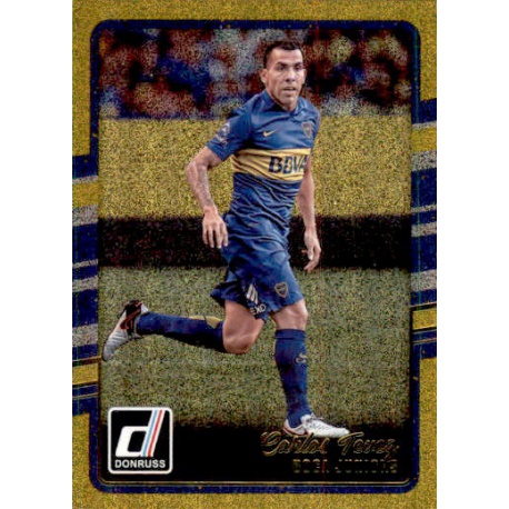 Carlos Tevez Gold Parallel Donruss Gold Parallel 2016-17