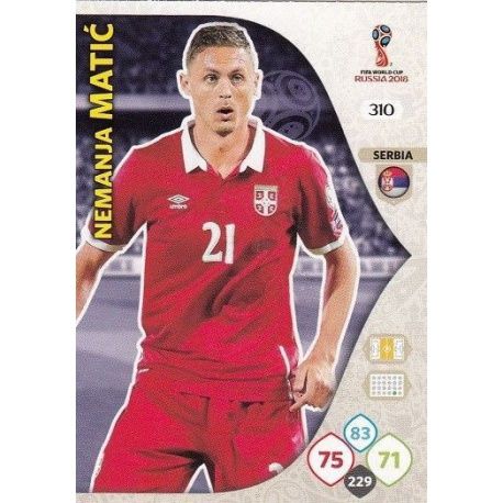 Nemanja Matić Serbia 310 Adrenalyn XL Russia 2018 