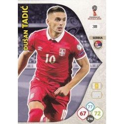 Dušan Tadić Serbia 311 Adrenalyn XL World Cup 2018 
