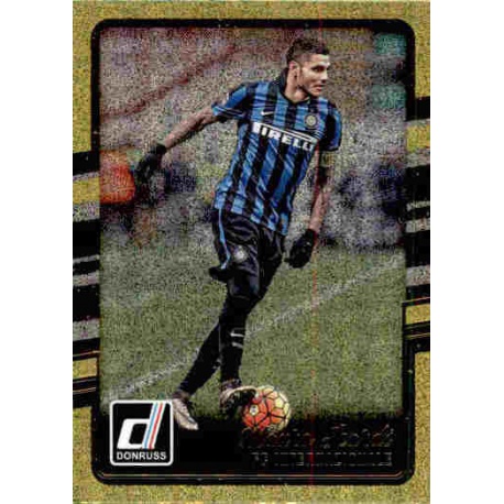 Mauro Icardi Gold Parallel Donruss Gold Parallel 2016-17