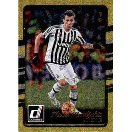 Mario Mandzukic Gold Parallel Donruss Gold Parallel 2016-17