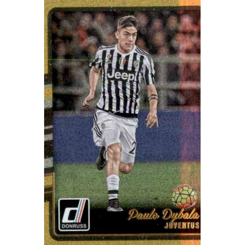 Comprar Cromo Paulo Dybala Gold Parallel Panini Donruss Soccer 2016-17