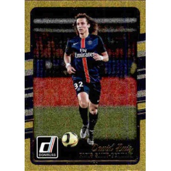 David Luiz Gold Parallel Donruss Gold Parallel 2016-17