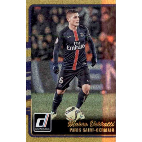 Marco Verratti Gold Parallel Donruss Gold Parallel 2016-17