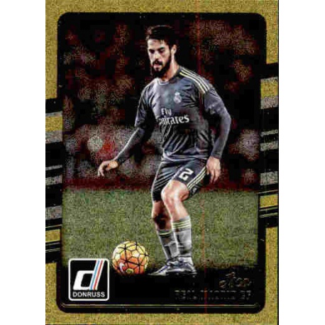 Isco Gold Parallel Donruss Gold Parallel 2016-17