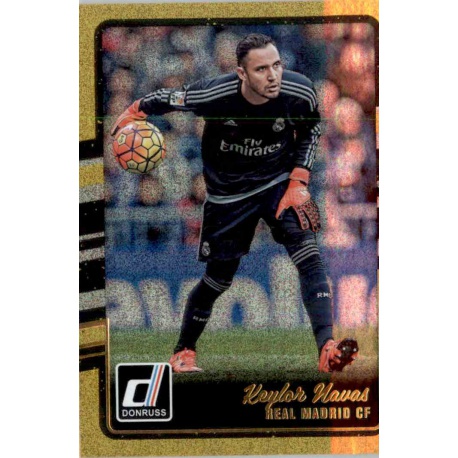 Keylor Navas Gold Parallel Donruss Gold Parallel 2016-17