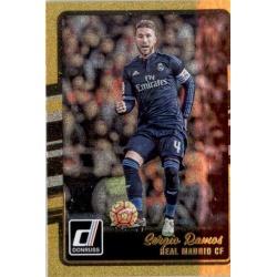 Sergio Ramos Gold Parallel Donruss Gold Parallel 2016-17